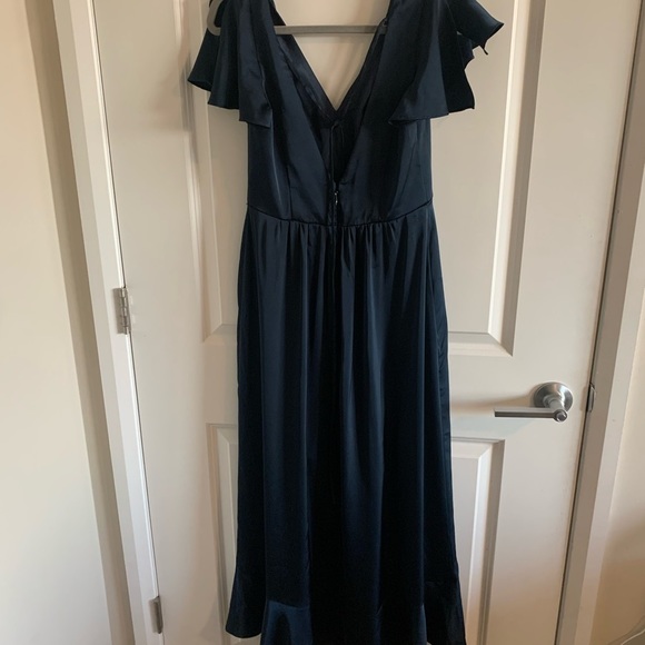 - AZAZIE LEXIS STRETCH SATIN DRESS - Picture 5 of 9